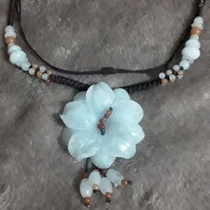 100% real jade necklace